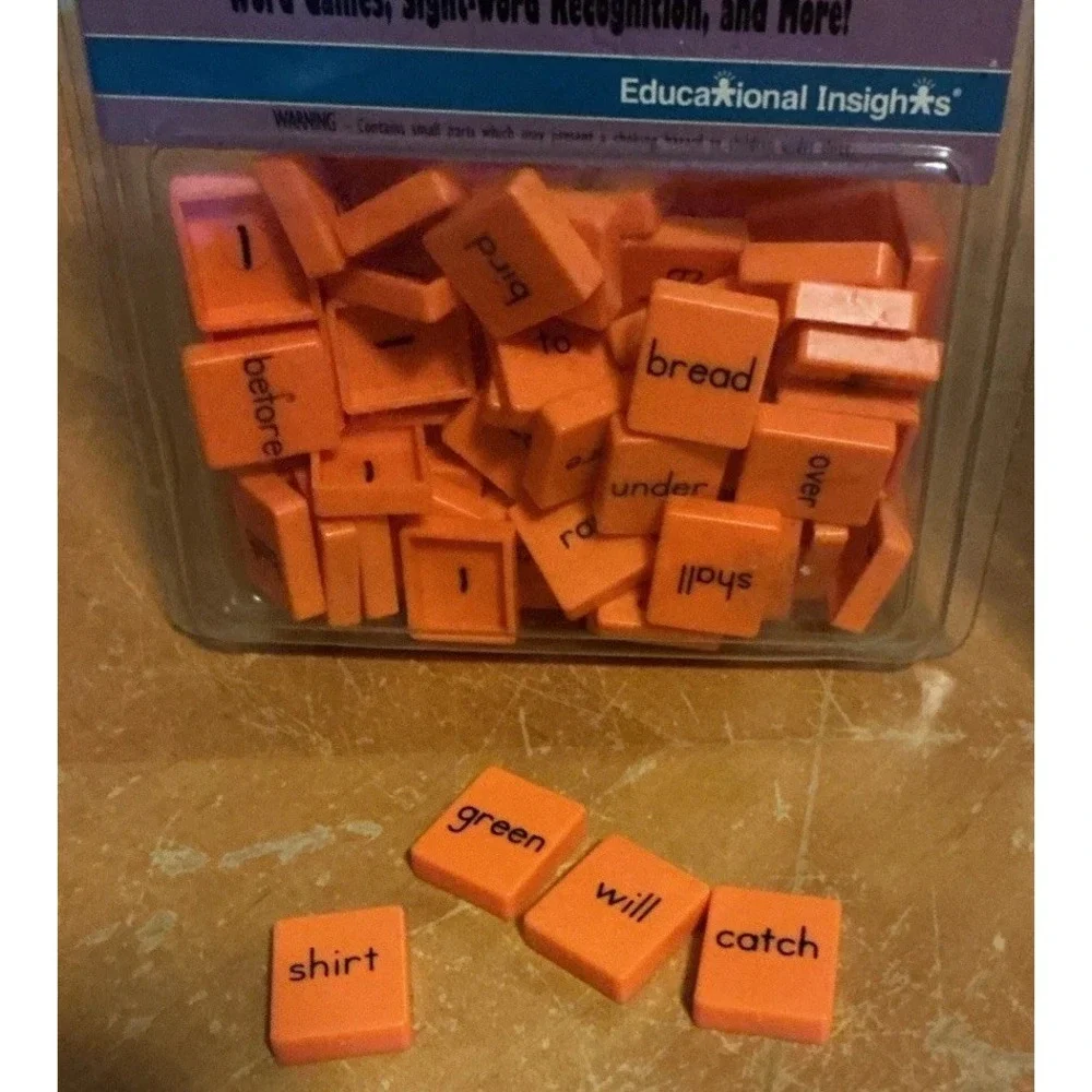 Educational Insights Lots O Tiles More Learning Sight Word Games - 2-Pack, READ